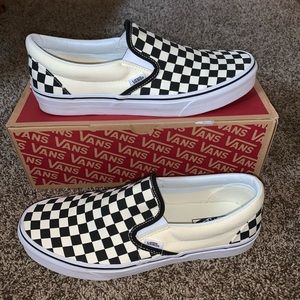 Sz 11 Slip on Checkered VANS